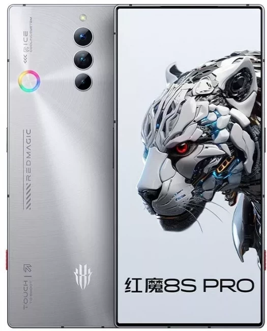 Смартфон Nubia RedMagic 8S Pro 16GB/512GB платиновый (международная версия) - фото