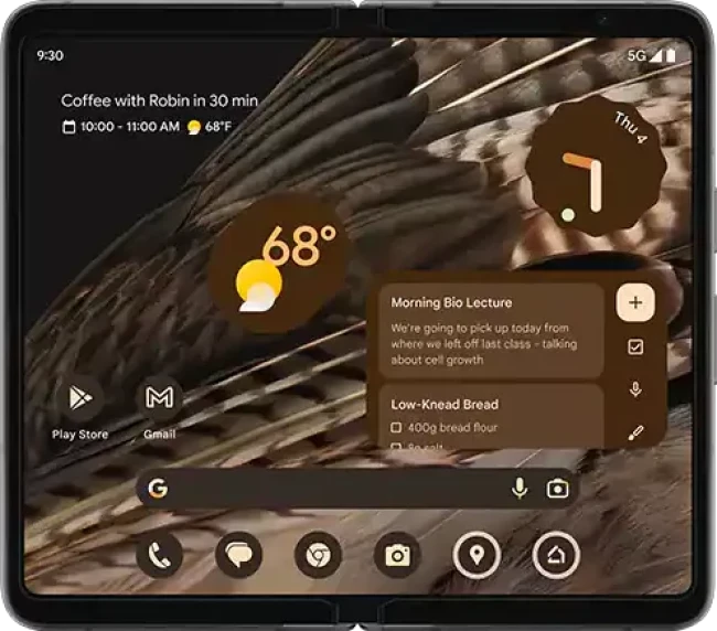 Смартфон Google Pixel Fold 12GB/512GB (обсидиан) - фото5