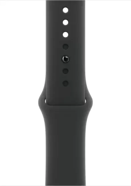 Умные часы Apple Watch Series 10 46 мм (алюминиевый корпус, черный/черный, спортивный силиконовый ремешок M/L) - фото3