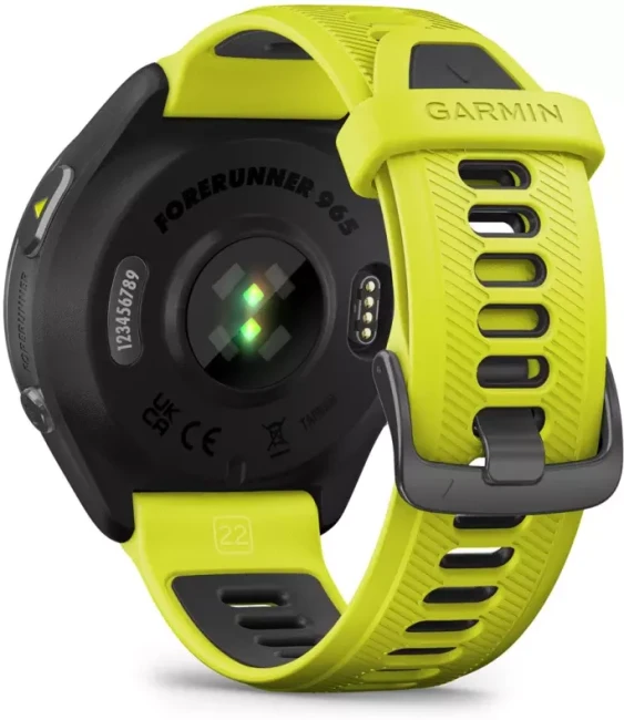 Умные часы Garmin Forerunner 965 (черный/желтый) - фото5
