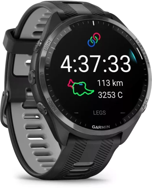 Умные часы Garmin Forerunner 965 (черный/серый) - фото3