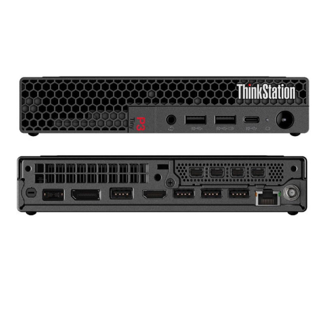 Компьютер Lenovo ThinkStation P3 Tiny (30H0005XIX)  Core i7-14700T vPro 32GB RAM 1TB SSD  NVIDIA T400 4GB Win11Pro - фото3