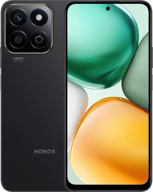Смартфон HONOR X7c 6GB/128GB (полуночный черный) - фото
