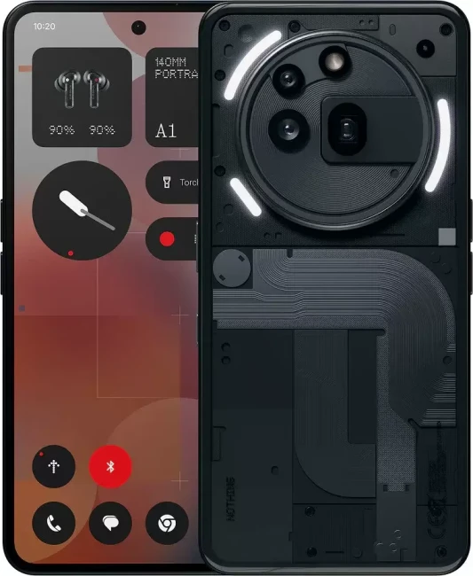 Смартфон Nothing Phone (3a) Pro 12GB/256GB (черный) - фото