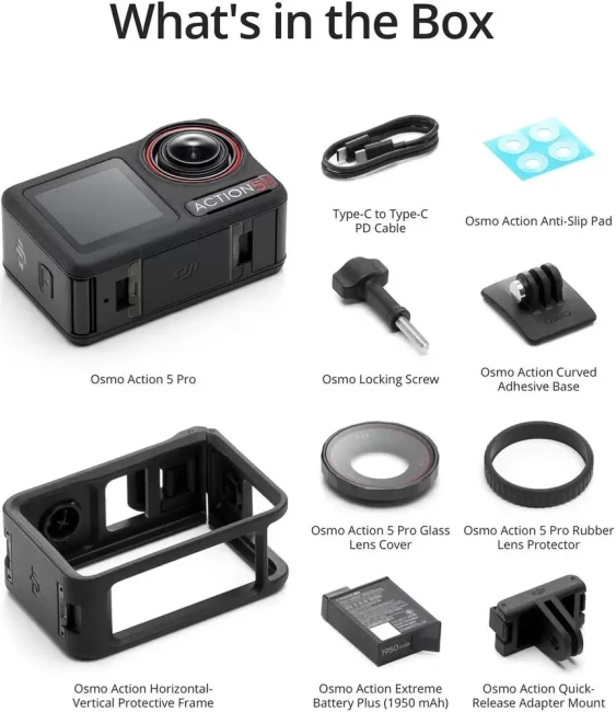 Экшен-камера DJI Osmo Action 5 Pro Standard Combo - фото6