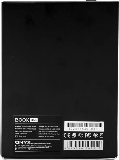 Электронная книга Onyx BOOX Go 6 - фото8