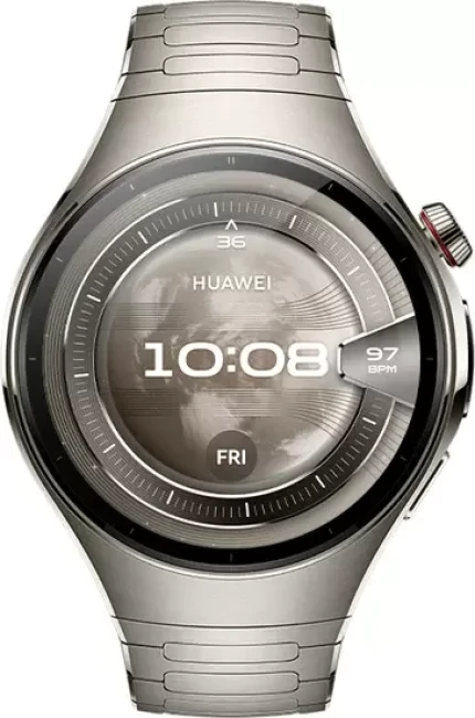 Умные часы Huawei Watch 5 46 мм (титановый, с титановым браслетом, международная версия) - фото3