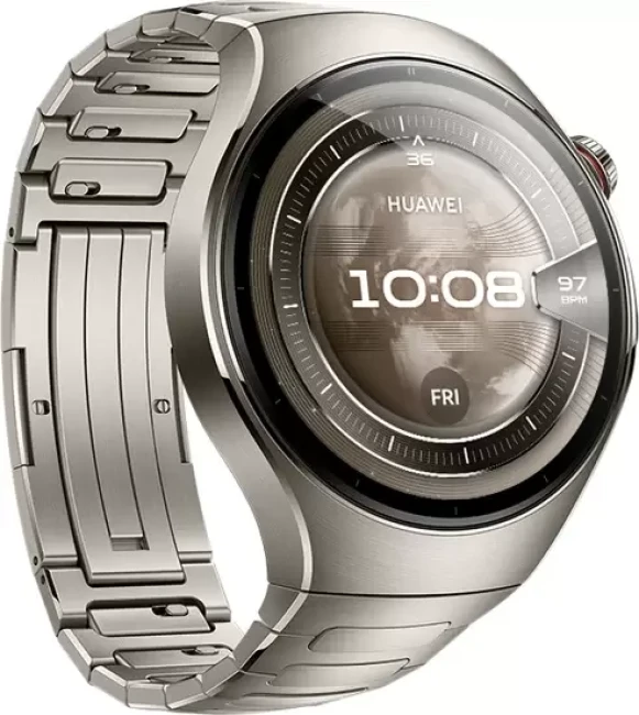 Умные часы Huawei Watch 5 46 мм (титановый, с титановым браслетом, международная версия) - фото5