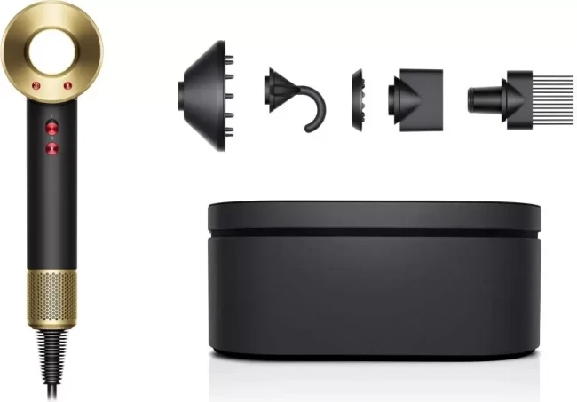 Фен Dyson HD07 Supersonic (черный оникс/золотистый) - фото2