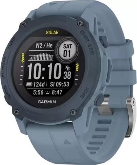 Умные часы Garmin Descent G1 Solar (синий) - фото