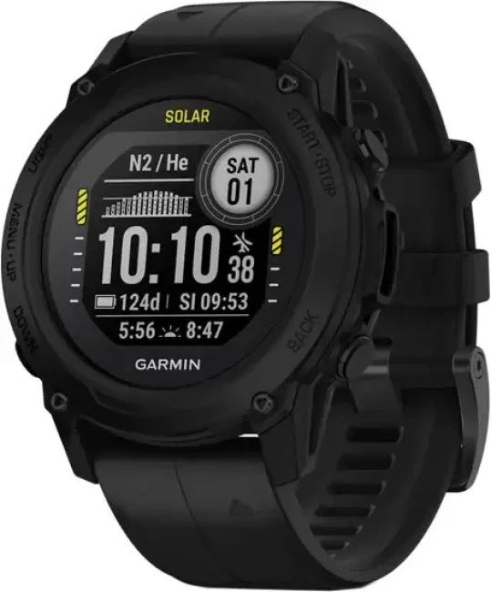 Умные часы Garmin Descent G1 Solar (черный) - фото