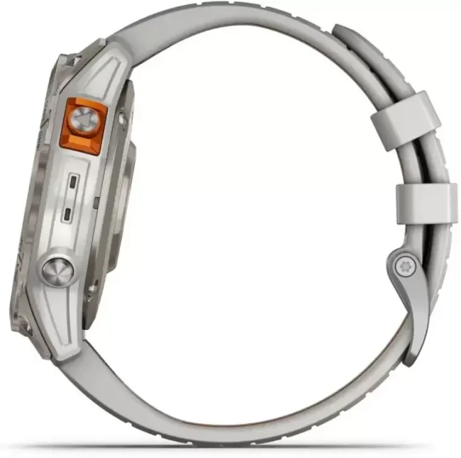 Умные часы Garmin Fenix 7X Pro Sapphire Solar (титан/оранжевый) - фото6