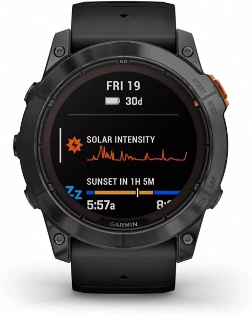 Умные часы Garmin Fenix 7X Pro Solar (сланцево-серый/черный) - фото5