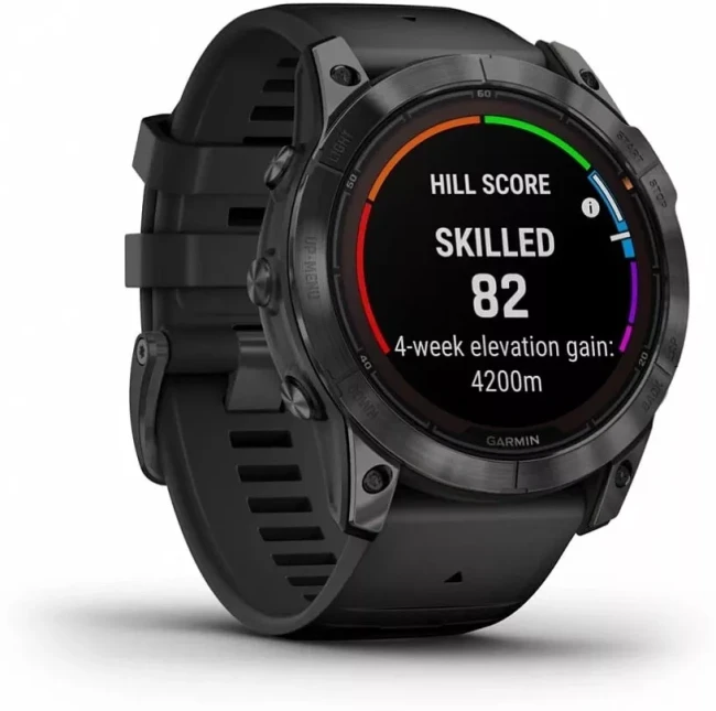 Умные часы Garmin Fenix 7X Pro Solar (сланцево-серый/черный) - фото4