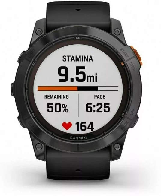 Умные часы Garmin Fenix 7X Pro Solar (сланцево-серый/черный) - фото9