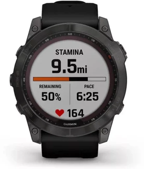 Умные часы Garmin Fenix 7X Sapphire Solar 51 мм (черный титан/черный) - фото8