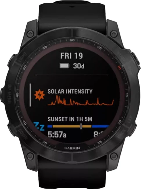 Умные часы Garmin Fenix 7X Sapphire Solar 51 мм (черный титан/черный) - фото3