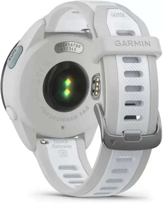 Умные часы Garmin Forerunner 165 (туманно-серый/белый камень) - фото5