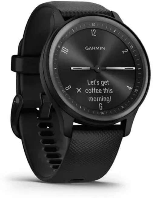 Умные часы Garmin Vivomove Sport (черный/черный сланцевый) - фото3