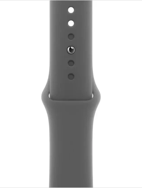 Умные часы Apple Watch Series 10 LTE 42 мм (титановый корпус, титановый/серый, спортивный силиконовый ремешок M/L) - фото3