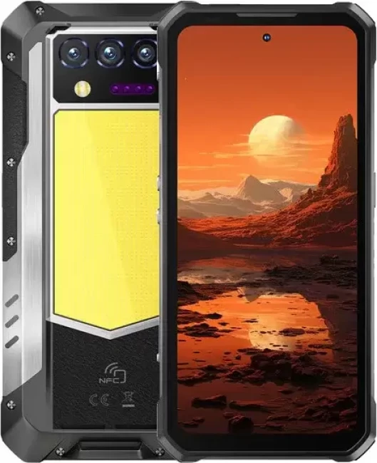 Смартфон Oukitel WP100 12GB/512GB (черный/серебристый) - фото