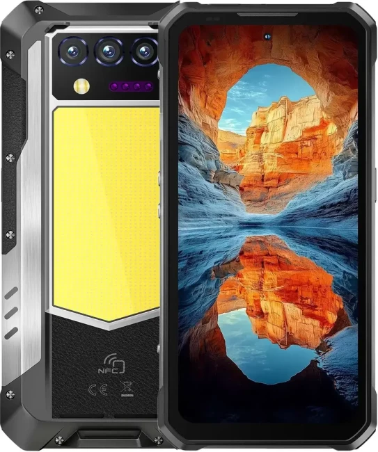 Смартфон Oukitel WP100 Titan 16GB/512GB (черный/серебристый - фото