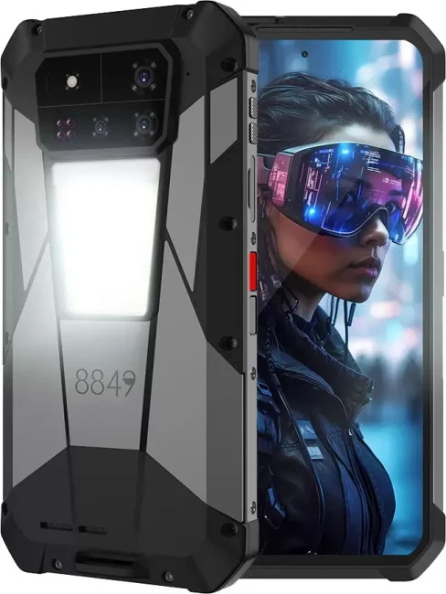 Смартфон Unihertz Tank 4 Pro 18GB/1TB (черный/серый) - фото