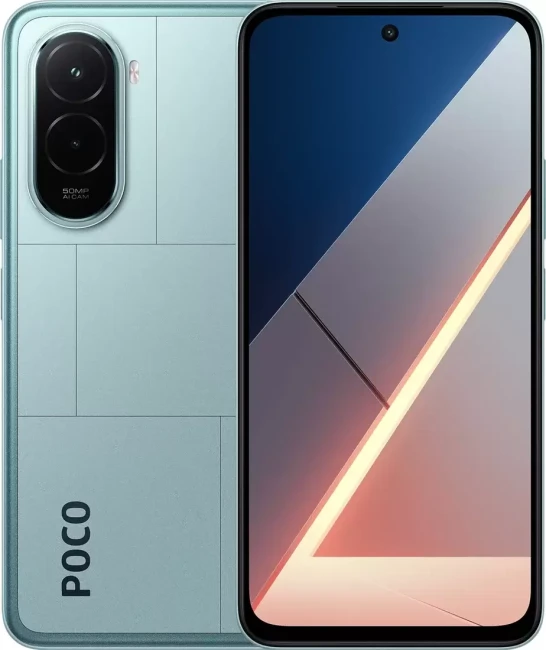 Смартфон POCO M7 4G 8GB/256GB международная версия (голубой) - фото