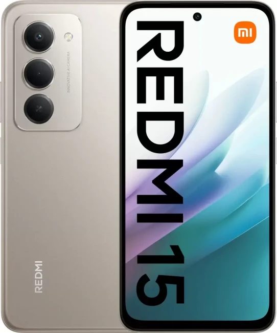 Смартфон Redmi 15 4G 8GB/256GB международная версия (титановый) - фото