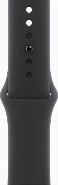 Умные часы Apple Watch Series 11 42 мм (алюминиевый корпус, черный/черный, спортивный силиконовый ремешок M/L) - фото3