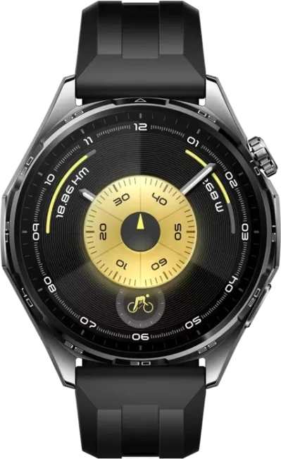 Умные часы Huawei Watch GT 6 46 мм (черный, с черным силиконовым ремешком, международная версия) - фото2