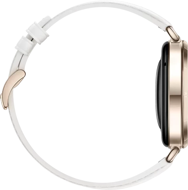 Умные часы Huawei Watch GT 6 41 мм (золотистый, с белым кожаным ремешком, международная версия) - фото4