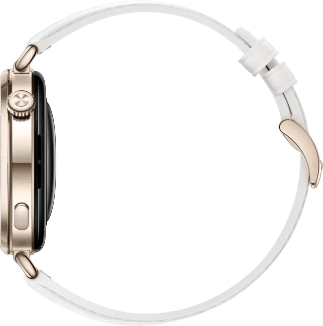 Умные часы Huawei Watch GT 6 41 мм (золотистый, с белым кожаным ремешком, международная версия) - фото5
