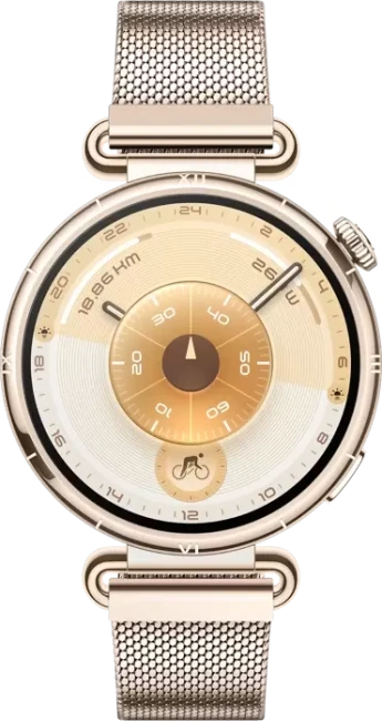 Умные часы Huawei Watch GT 6 41 мм (золотистый, с золотистым миланским браслетом, международная версия) - фото2