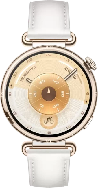 Умные часы Huawei Watch GT 6 41 мм (золотистый, с белым кожаным ремешком, международная версия) - фото2