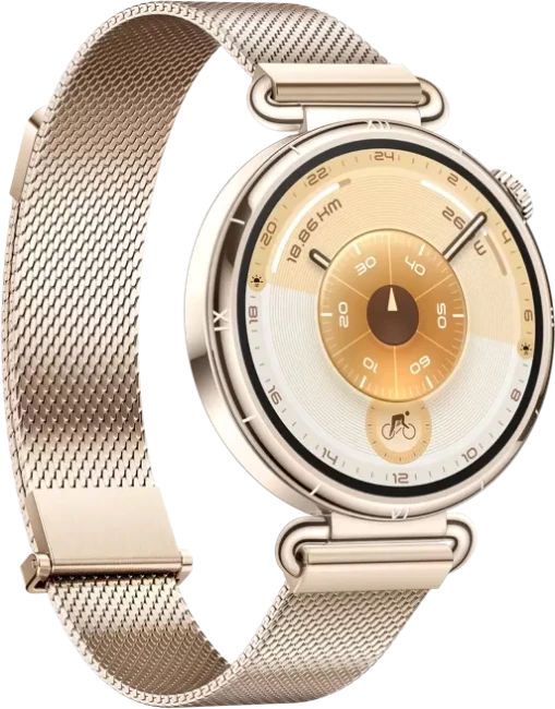 Умные часы Huawei Watch GT 6 41 мм (золотистый, с золотистым миланским браслетом, международная версия) - фото3