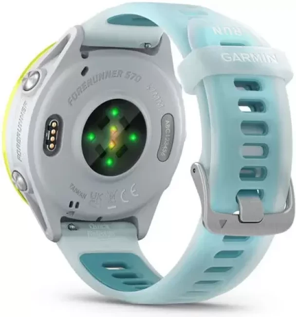 Умные часы Garmin Forerunner 570 47 мм (серебристый/желтый) - фото3