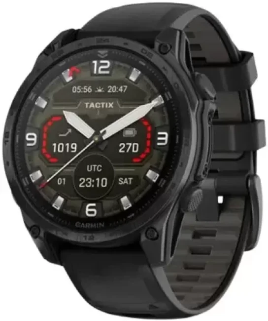Умные часы Garmin Tactix 8 AMOLED 47 мм (с черным силиконовым ремешком) - фото