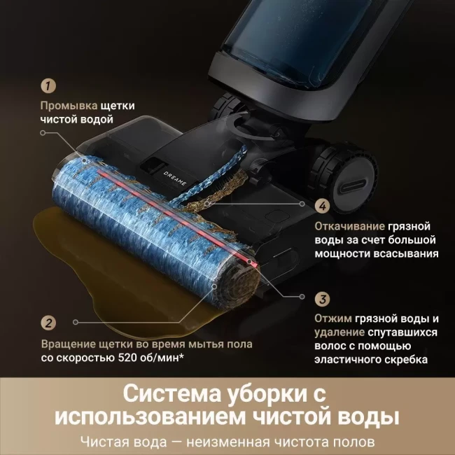 Пылесос Dreame H14 Dual Wet and Dry Vacuum - фото7