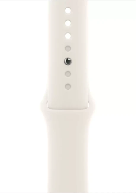 Умные часы Apple Watch SE 3 44 мм (алюминиевый корпус, звездный свет/звездный свет, спортивный силиконовый ремешок M/L) - фото3