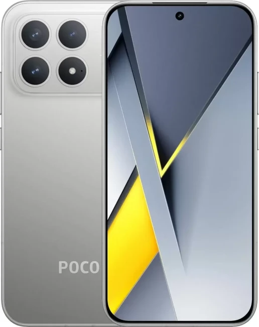 Смартфон POCO F8 Pro 12GB/512GB международная версия (серебристый) - фото