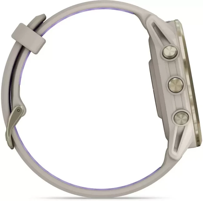 Умные часы Garmin Forerunner 970 47 мм (бежевый/фиолетовый) - фото3