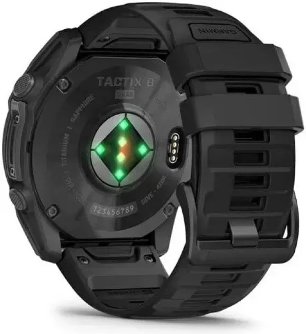 Умные часы Garmin Tactix 8 Solar 51 мм (с черным силиконовым ремешком) - фото3