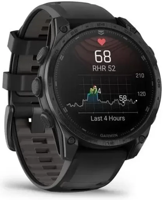 Умные часы Garmin Tactix 8 Solar 51 мм (с черным силиконовым ремешком) - фото5