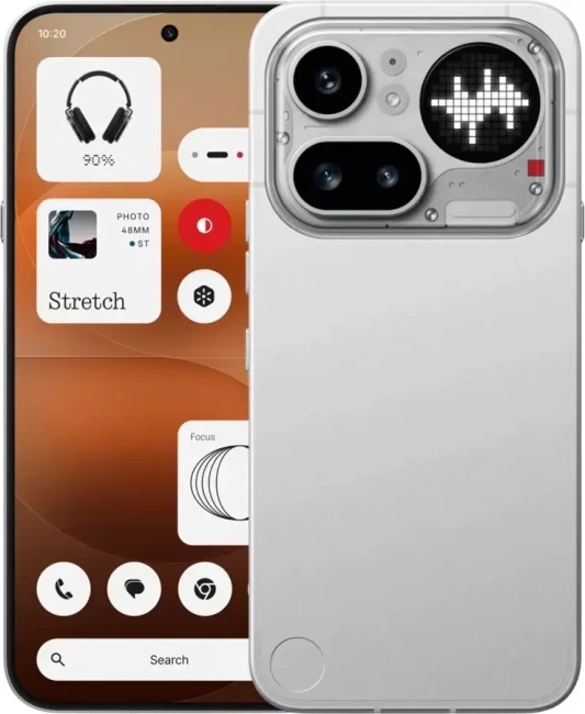 Смартфон Nothing Phone (4a) Pro 12GB/256GB (серебристый) - фото