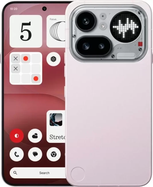 Смартфон Nothing Phone (4a) Pro 8GB/128GB (розовый) - фото