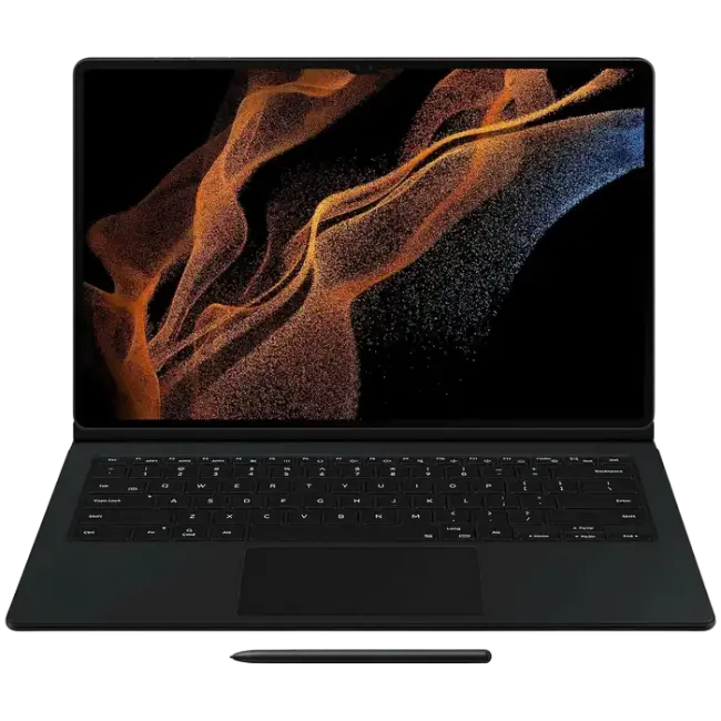 Чехол с клавиатурой Samsung Book Сover Keyboard для Samsung Tab S8 Ultra (черный) - фото