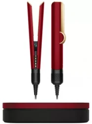 Выпрямитель Dyson Airstrait HT01 с кейсом (красный бархат/золото) - фото