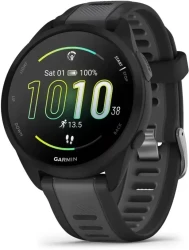Умные часы Garmin Forerunner 165 (черный/сланцево-серый) - фото