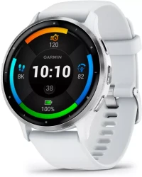 Умные часы Garmin Venu 3 (белый, с силиконовым ремешком) - фото